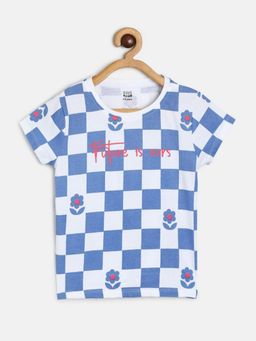 MINI KLUB - Kids Girls Blue Knit Top