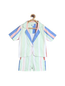 MINI KLUB - Kids Girls Multi-Color Shirt and Shorts (Set of 2)