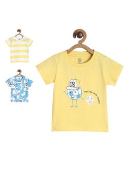 MINI KLUB - Boys Multi-Color T-Shirt (Pack of 3)