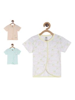 MINI KLUB - Girls Multi-Color T-Shirt (Pack of 3)