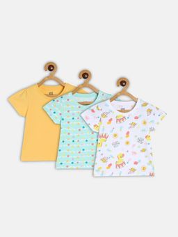 MINI KLUB - Girls Multi-Color Knit Top (Pack of 3)