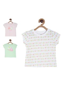 MINI KLUB - Girls Multi-Color Knit Top (Pack of 3)