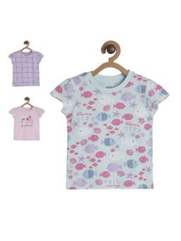 MINI KLUB - Girls Multi-Color Knit Top (Pack of 3)