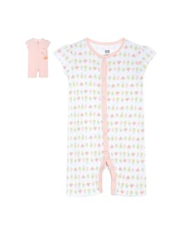 MINI KLUB - Girls Multi-Color Romper (Pack of 2)