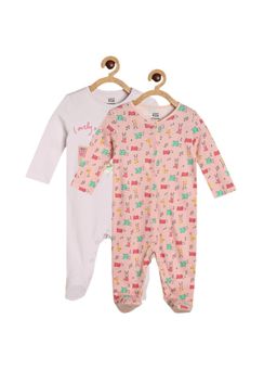 MINI KLUB - Girls Multi Romper (Pack of 2)