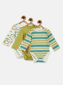 MINI KLUB - Boys Multi-Color Bodysuits (Pack of 3)