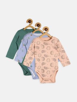 MINI KLUB - Boys Multi-Color Bodysuits (Pack of 3)