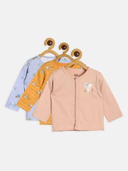 MINI KLUB - Boys Multi-Color T-Shirt (Pack of 3)