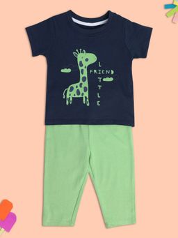 MINI KLUB - Boys Blue T-Shirt and Trousers (Set of 2)