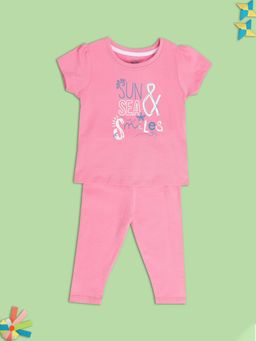 MINI KLUB - Girls Pink Top and Trousers (Set of 2)