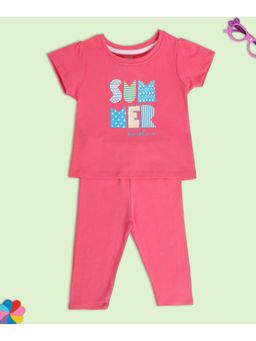 MINI KLUB - Girls Pink Top and Trousers (Set of 2)