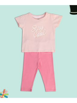 MINI KLUB - Girls Pink Top and Trousers (Set of 2)