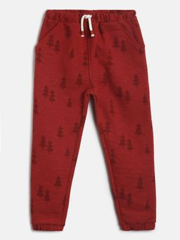 MINI KLUB - Kids Boys Maroon Joggers