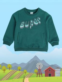 MINI KLUB - Kids Boys Green Sweatshirt