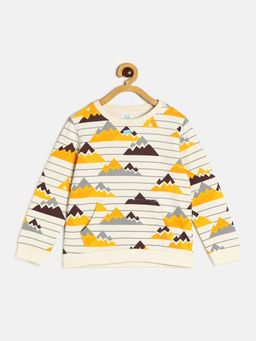 MINI KLUB - Kids Boys Cream Sweatshirt