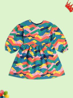 MINI KLUB - Kids Girls Multi Colored Dress