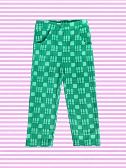 MINI KLUB - Kids Girls Green Knit Pants