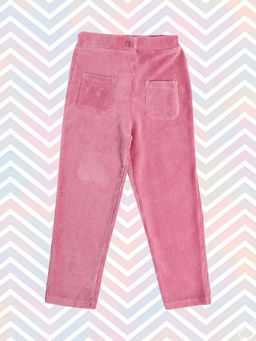 MINI KLUB - Kids Girls Pink Knit Pants