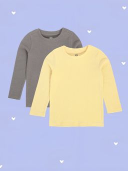 MINI KLUB - Kids Unisex Multi-Color T-Shirt (Pack of 2)