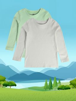 MINI KLUB - Kids Unisex Multi-Color T-Shirt (Pack of 2)