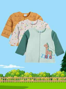 MINI KLUB - Boys Multi-Color T-Shirt (Pack of 3)