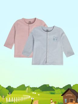 MINI KLUB - Boys Multi-Color T-Shirt (Pack of 2)