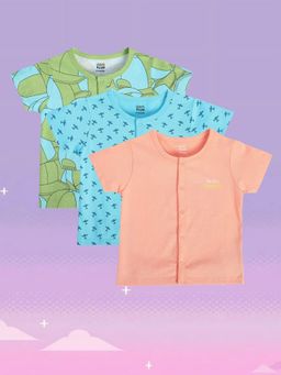 MINI KLUB - Boys Multi-Color T-Shirt (Pack of 3)