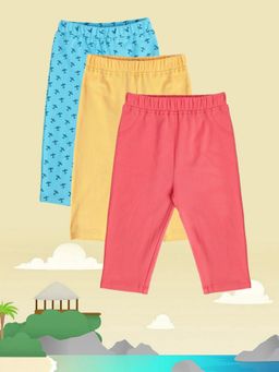 MINI KLUB - Boys Multi-Color Knit Trousers (Pack of 3)