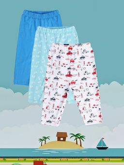 MINI KLUB - Boys Multi-Color Knit Trousers (Pack of 3)