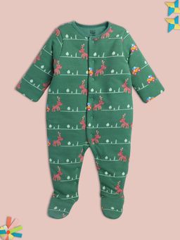 MINI KLUB - Boys Green Romper