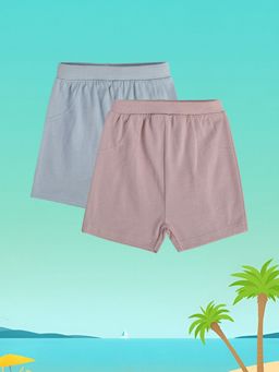 MINI KLUB - Boys Multi-Color Shorts (Pack of 2)