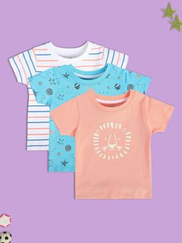 MINI KLUB - Boys Multi-Color T-Shirt (Pack of 3)