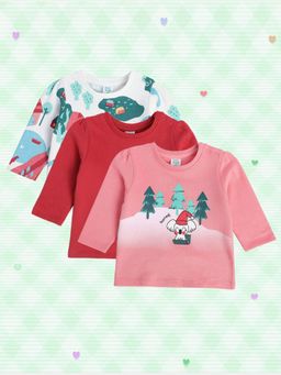 MINI KLUB - Girls Multi-Color Knit Top (Pack of 3)