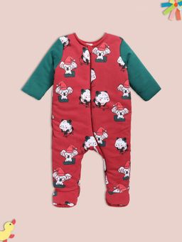 MINI KLUB - Girls Red Romper