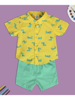 MINI KLUB - Boys Yellow Top and Bottom (Set of 2)