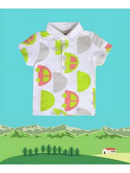 MINI KLUB - Boys White Polo T-Shirt