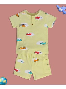 MINI KLUB - Boys Green T-Shirt and Shorts (Set of 2)