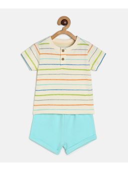 MINI KLUB - Boys Yellow Top and Shorts (Set of 2)