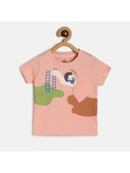 MINI KLUB - Boys Peach T-Shirt