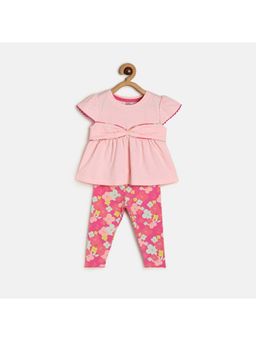 MINI KLUB - Girls Pink Top and Leggings (Set of 2)