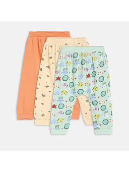 MINI KLUB - Boys Multi Colored Joggers (Pack of 3)