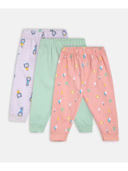 MINI KLUB - Boys Multi Colored Knit Joggers (Pack of 3)