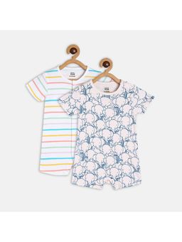 MINI KLUB - Boys Multi Rompers (Pack of 2)