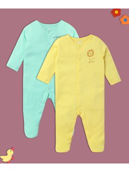 MINI KLUB - Boys Multi Rompers (Pack of 2)