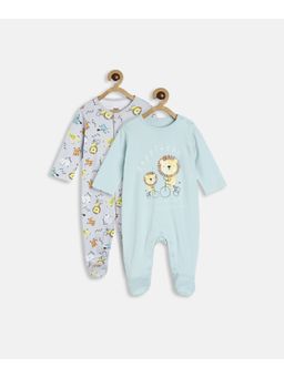 MINI KLUB - Boys Multi Rompers (Pack of 2)