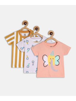 MINI KLUB - Boys Multi Colored T-Shirt (Pack of 3)