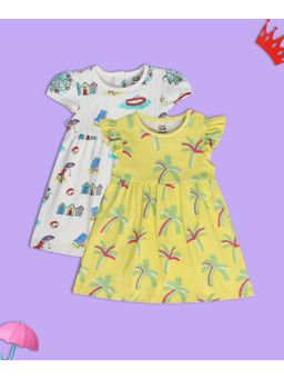 MINI KLUB - Girls Multi Dress (Pack of 2)