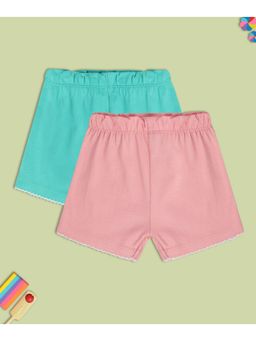 MINI KLUB - Girls Multi Shorts (Pack of 2)