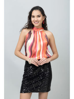 PURYS - Multi-Color Abstract Top