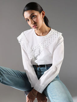 SHOWOFF - White Solid Top